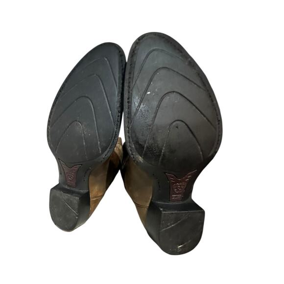 Ariat Heritage Western Boots Size 10 EE Distressed Brown Rodeo Country Cowboy - Picture 6 of 8